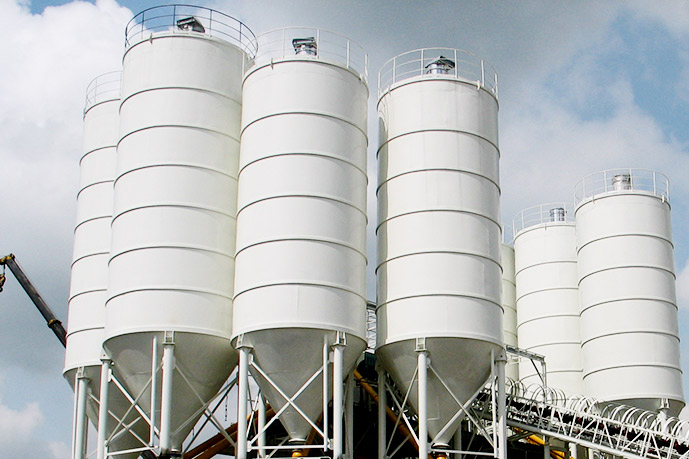 cement silo for ready mix batching plant